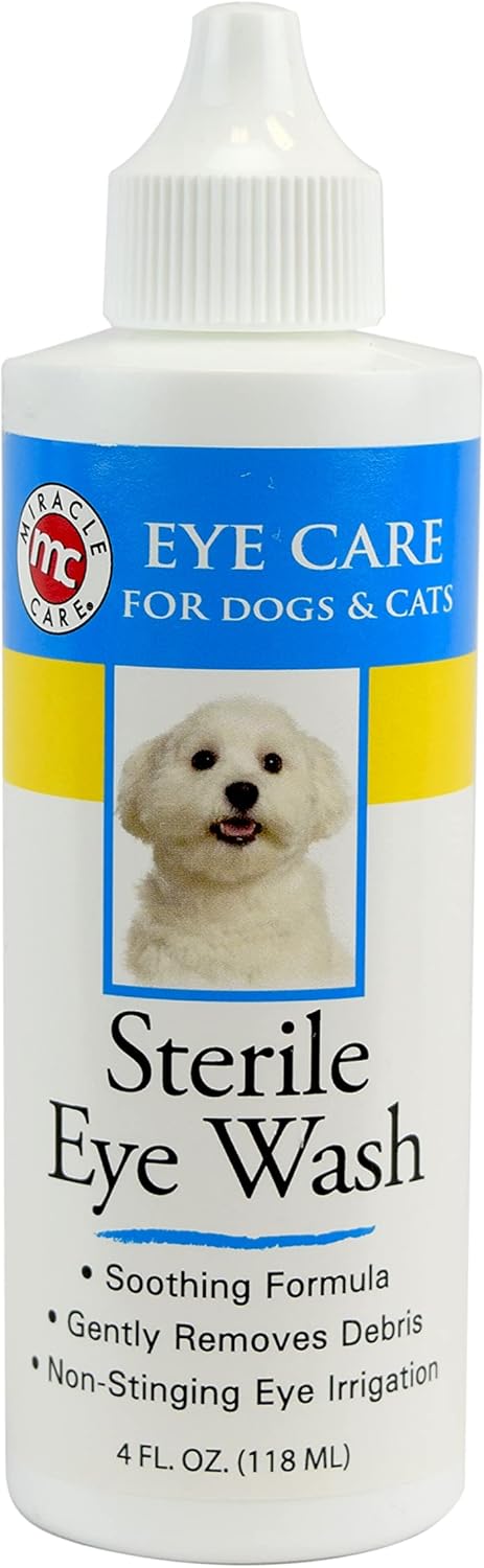Solución para lavado de ojos Miracle Care Eye transparente, estéril