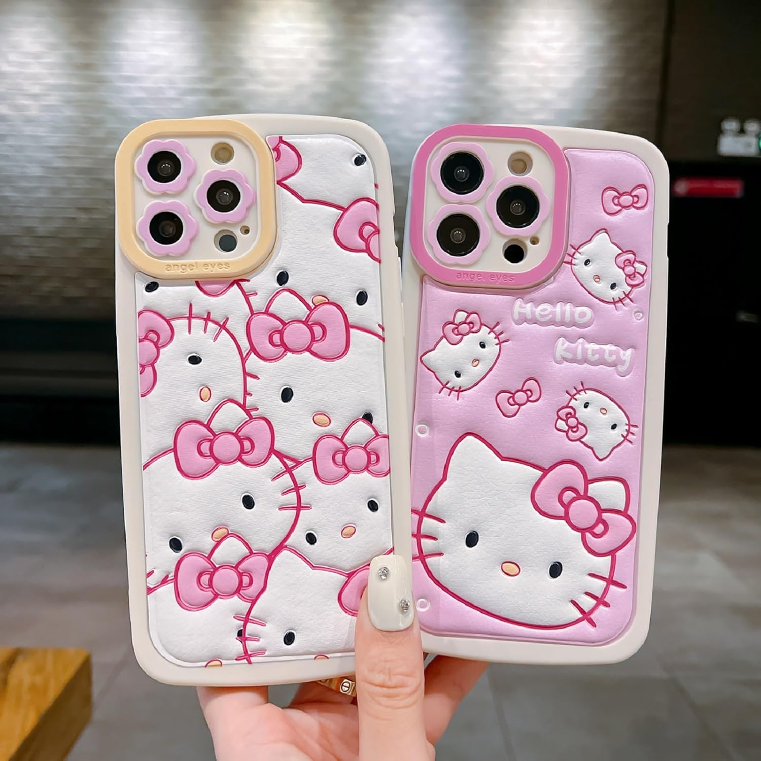 Funda de dibujos animados con diseño de gato para iPhone 11 de 6.1 pulgadas con protector de pantalla HD, funda de silicona 3D, funda de silicona