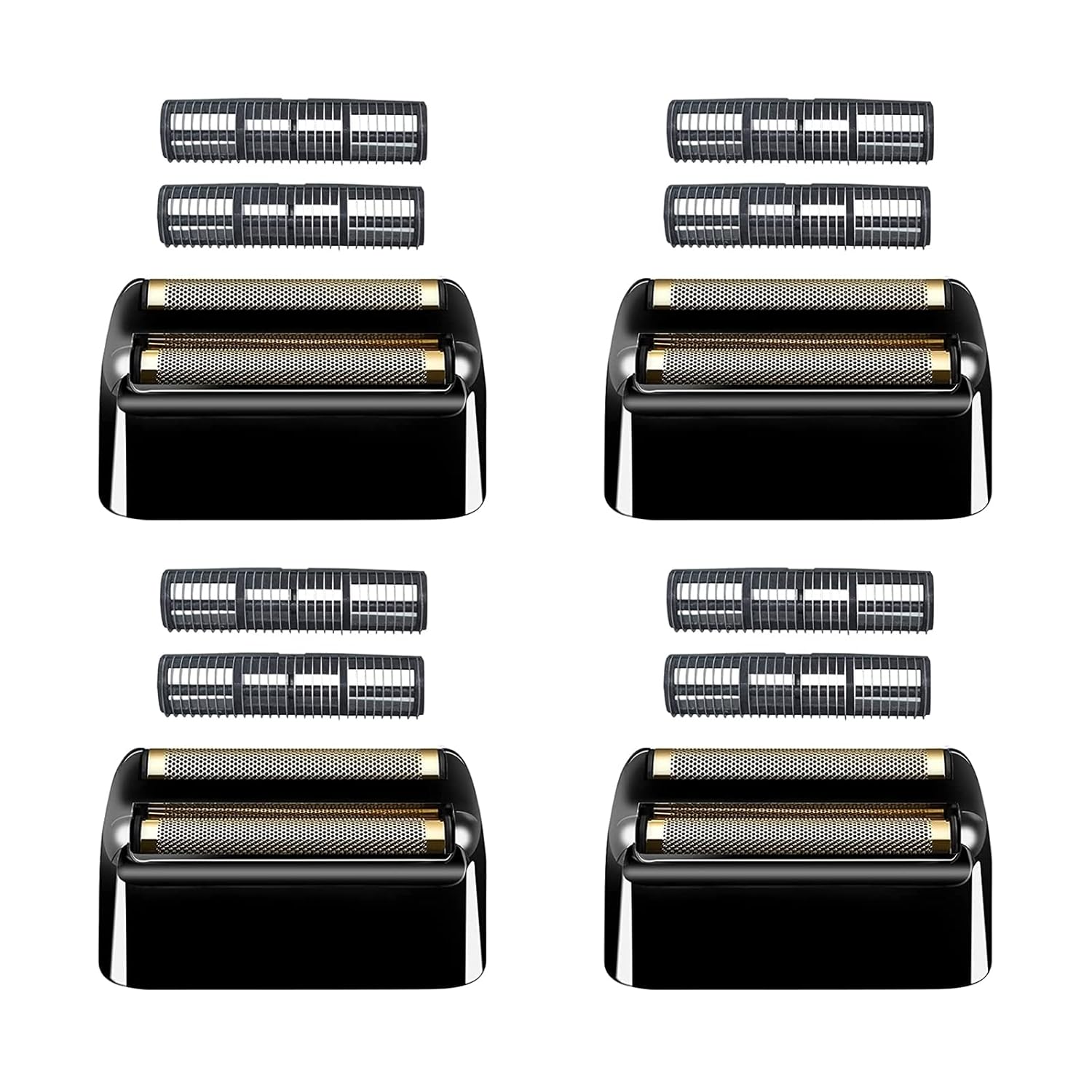 4 piezas de papel de repuesto y cortadores compatibles con la afeitadora BaBylissPRO de doble lámina, lámina de repuesto compatible con la