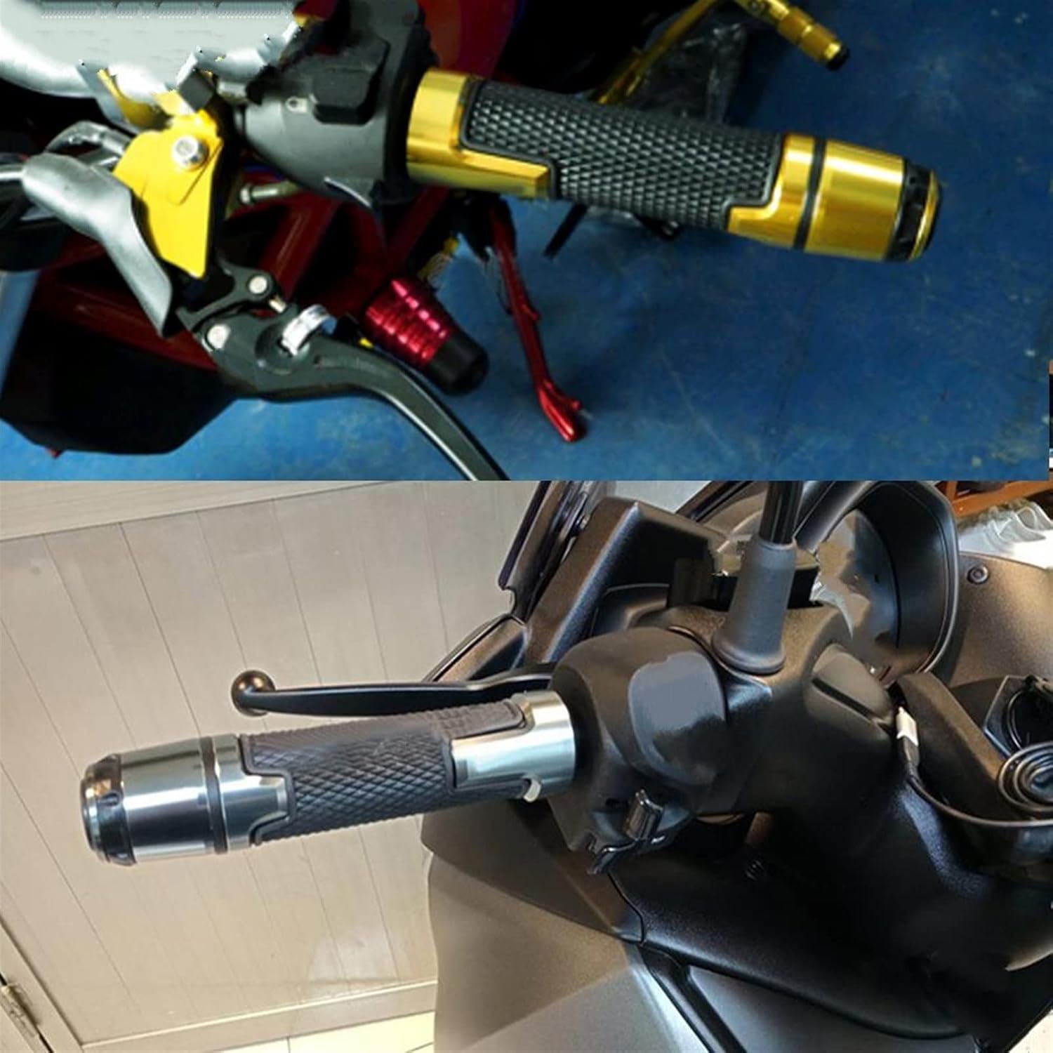 Barra de agarre de mano para motocicleta de 78 pulgadas, 0.866 in, protector de extremo de barra para Benelli TRK502 TRK 502 TRK502X accesorios