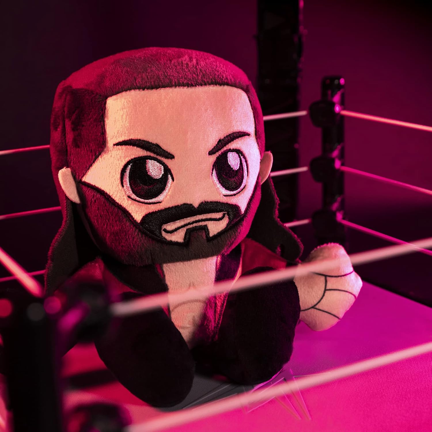 Bleacher Creatures WWE Seth Rollins – Peluche Kuricha de 8 pulgadas, superestrellas de lucha inspiradas en Chibi suaves