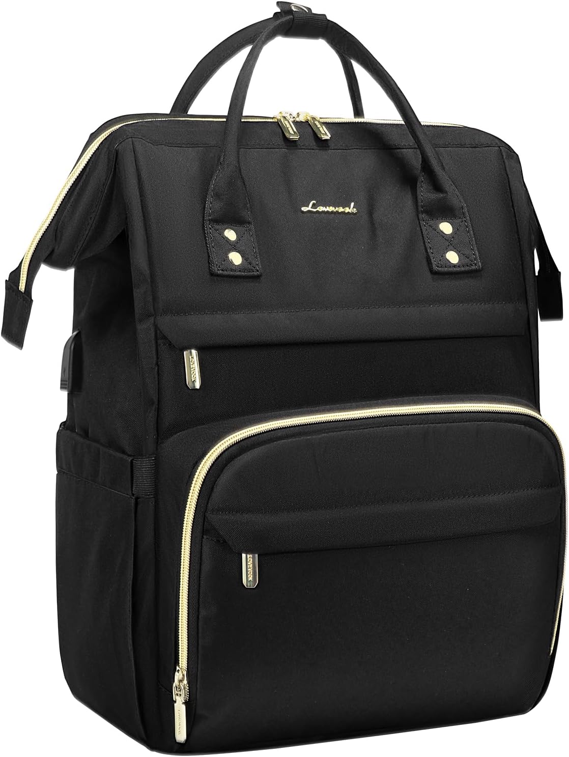 LOVEVOOK Mochila para laptop para mujer, mochila para profesores, bolsas de enfermería, mochila de trabajo para mujer, bolsa impermeable antirrobo,