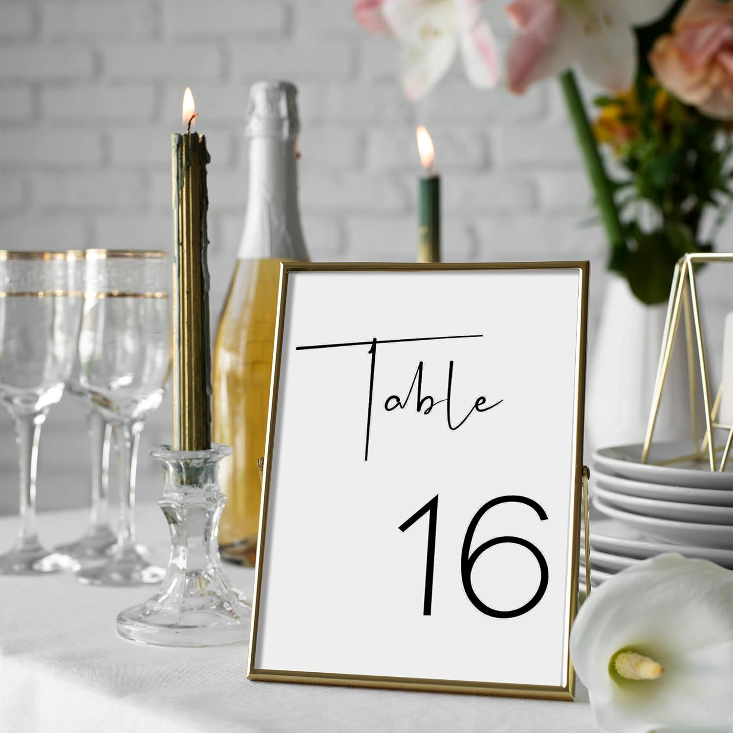 Números de mesa de boda – Número de mesa – Decoraciones de boda para recepción – Números de mesa 1-30 – Números de mesa 4X6