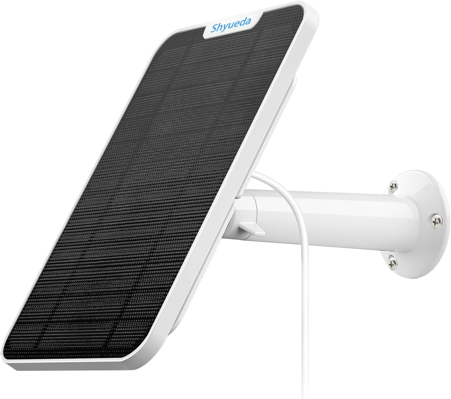 Carga de panel solar de 4 W compatible con cámara Google Nest para exteriores e interiores (versión de batería), IP65 resistente a la intemperie,