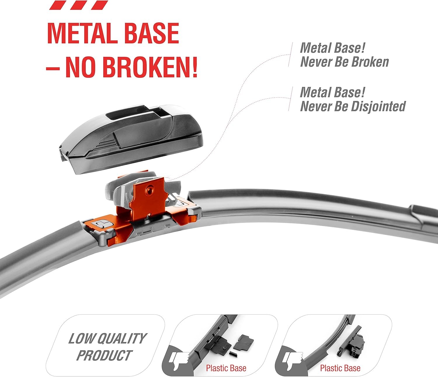 Repuesto de escobillas de limpiaparabrisas con calidad de fabricante original del equipo, 22y 19pulgadas, compatible con Cadillac CTS 2013-2008, GMC