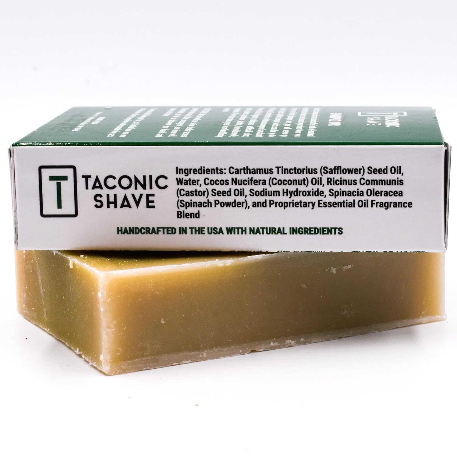 Taconic Shave, Barra de champú natural de eucalipto y menta, hecha a mano en los Estados Unidos, 5.0 onzas, deja el cabello limpio, suave y