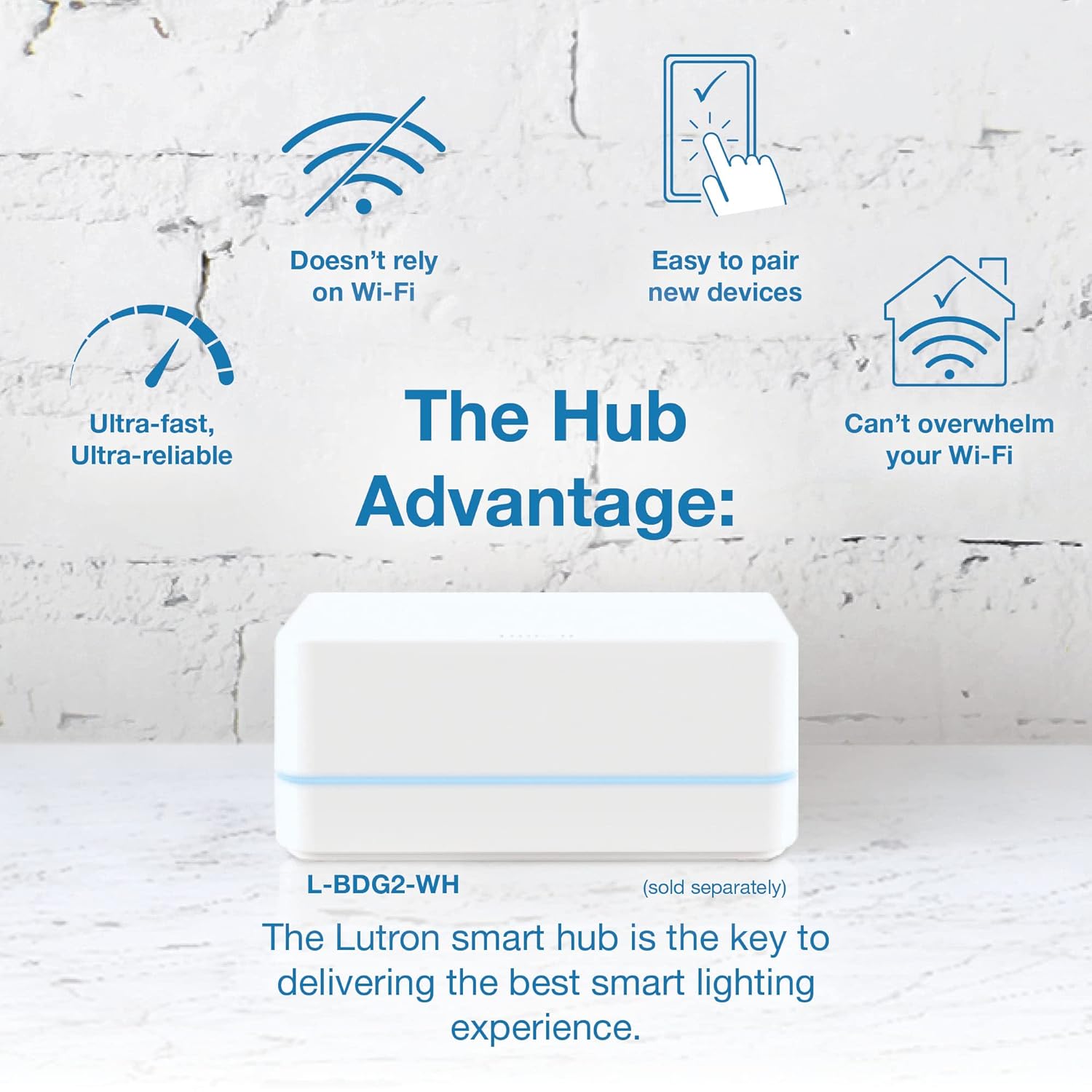 Lutron Claro – Kit de interruptor inteligente de 3 vías con control remoto Pico Paddle y etiquetas adhesivas de alambre, funciona con Alexa, Apple