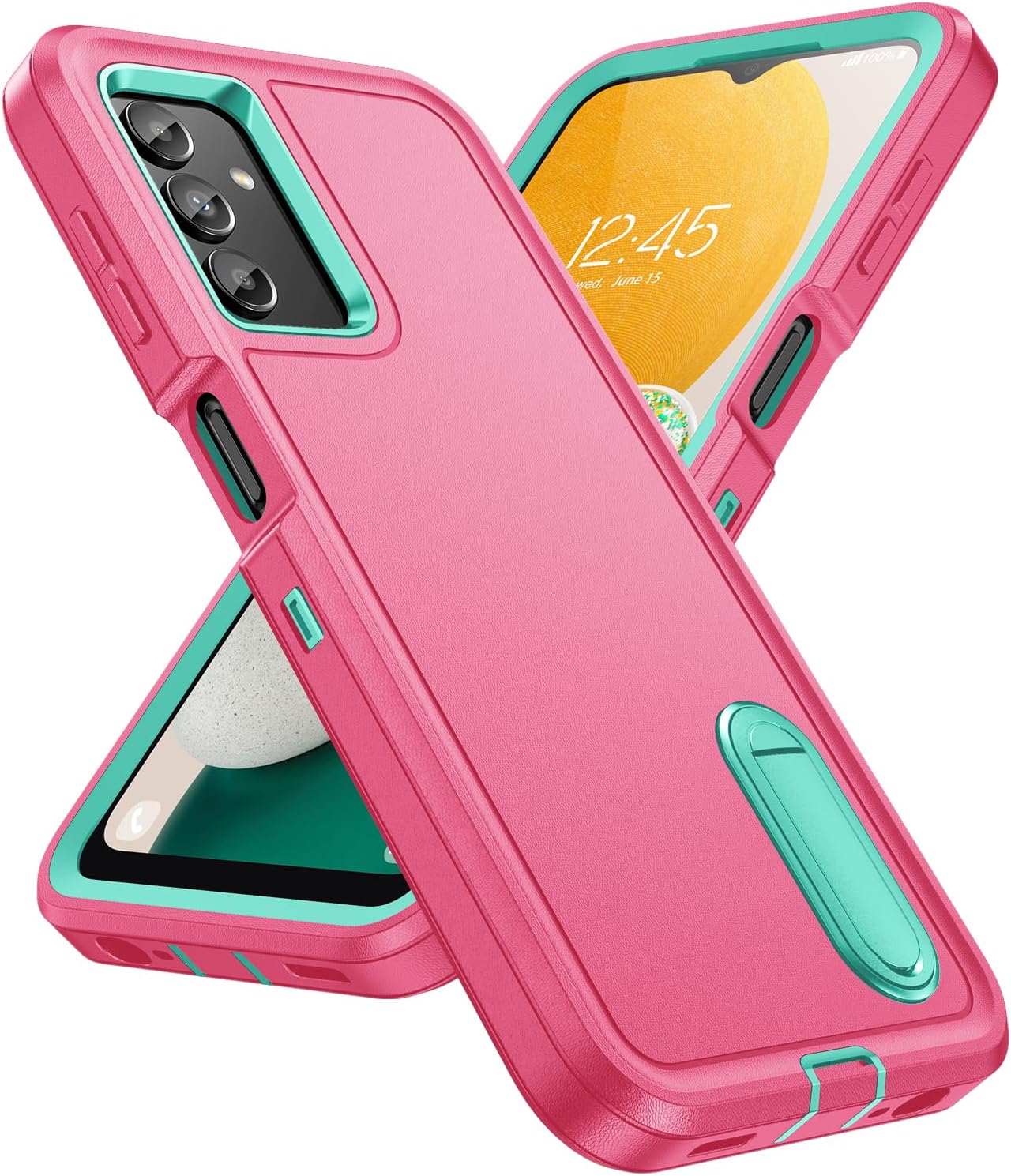 Funda para Samsung Galaxy A13 5G, Samsung A13 5G con soporte integrado, a prueba de golpes, polvo y caídas, grado militar, funda protectora de grado