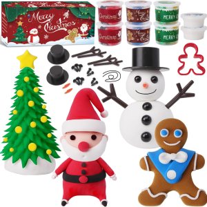 GYGOT Kit de 8 unidades para construir un muñeco de nieve, relleno de calcetín de Navidad para niños, manualidades de Navidad para niños, incluye GYGOT Kit de 8 unidades para construir un muñeco de nieve, relleno de calcetín de Navidad para niños, manualidades de Navidad para niños, incluye