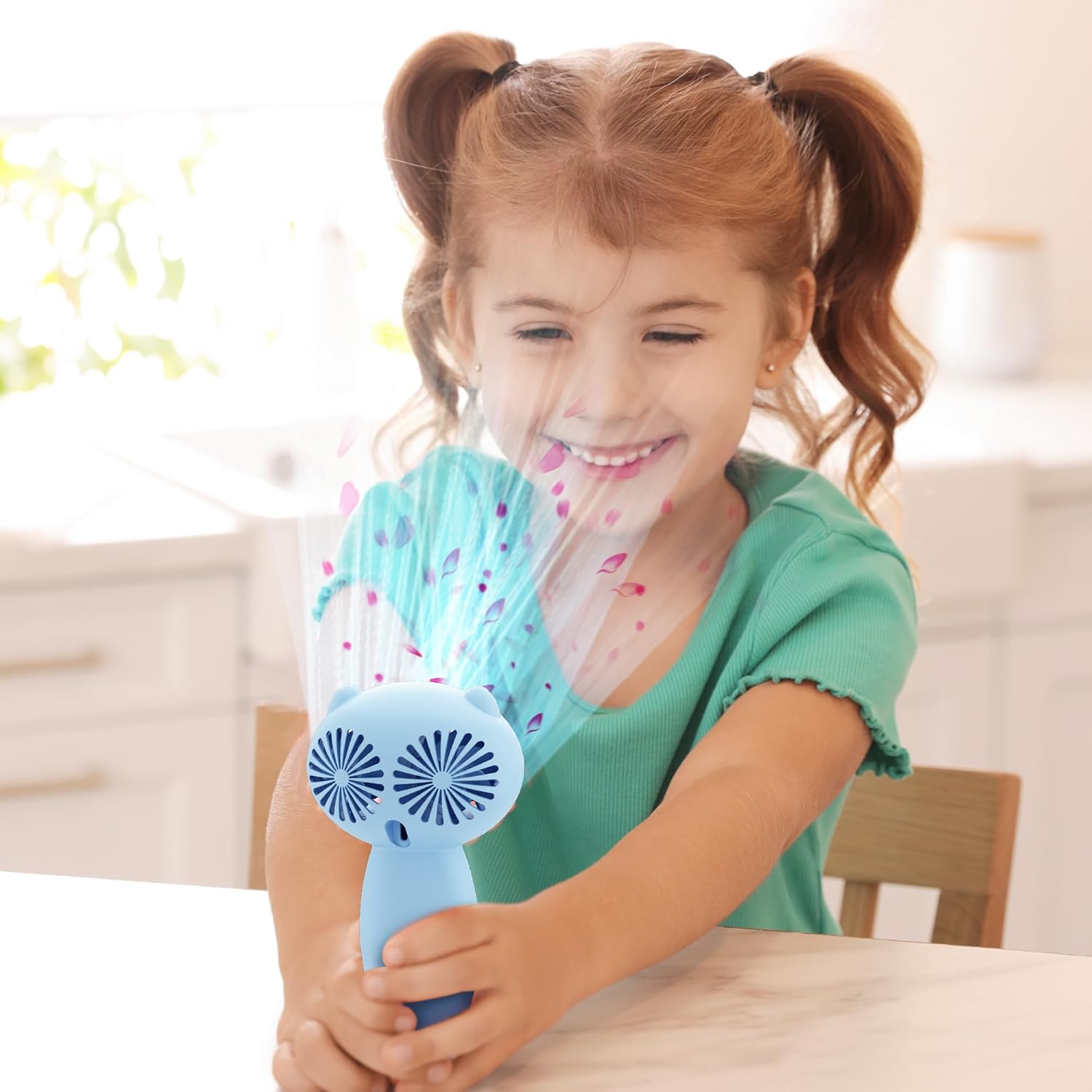 Elingmor Ventilador de cochecito con clips para bebé, ventilador portátil de cochecito de 6000 mAh, funciona con pilas, ventilador recargable