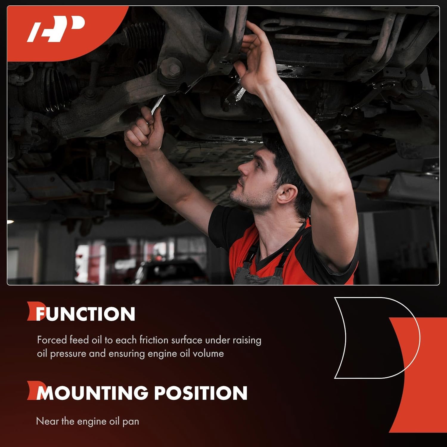 A-Premium Bomba de aceite de volumen estándar con junta tórica y junta compatible con Chevrolet Metro, Tracker y Pontiac Firefly y Suzuki Esteem,
