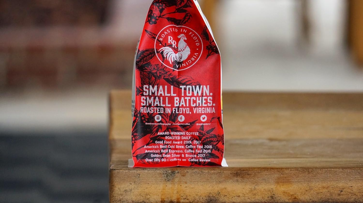 Red Rooster Coffee Roaster, Blue Bird Breakfast Blend, 12 onzas de grano entero