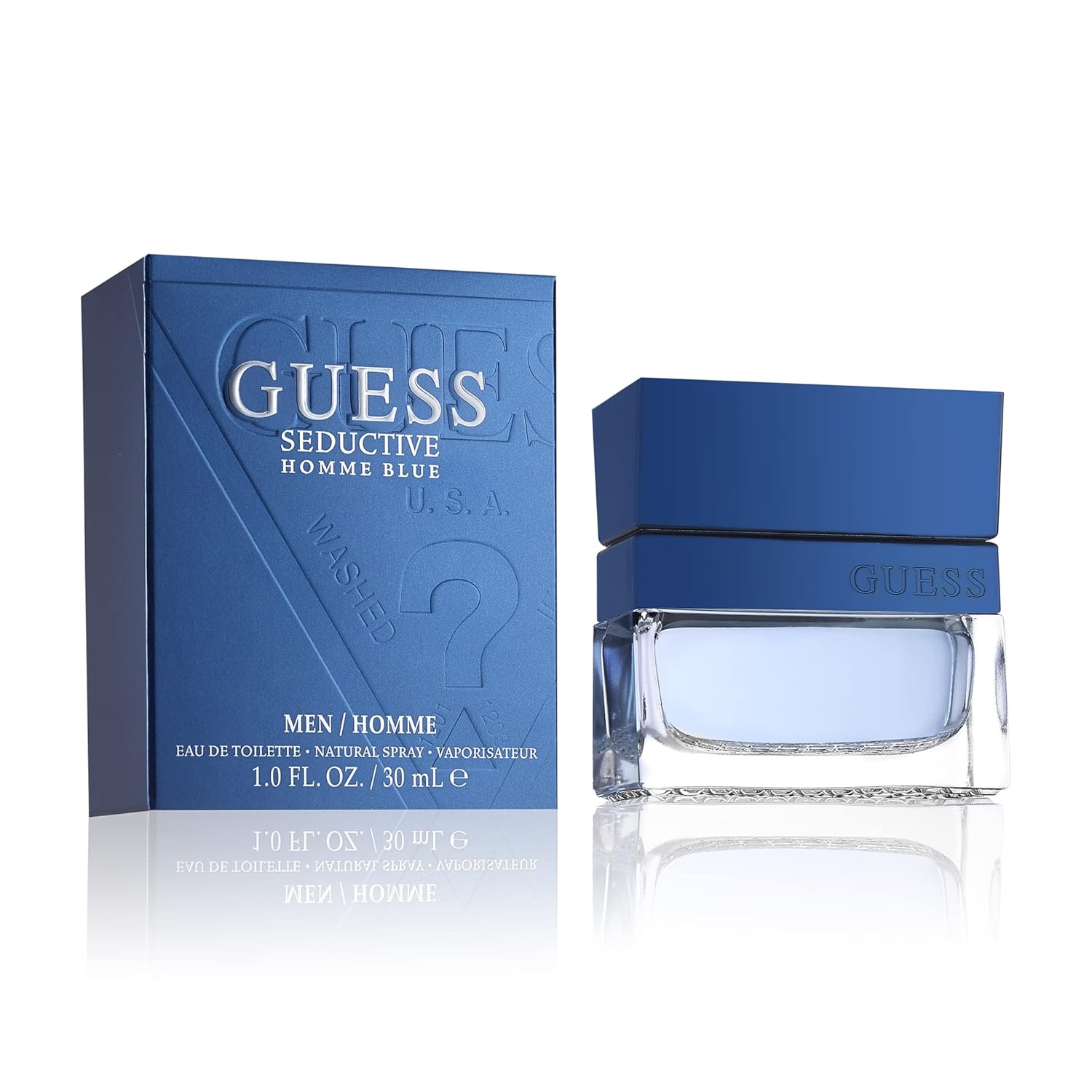 GUESS Seductive Blue Eau de Toilette para hombre, 1 fl oz