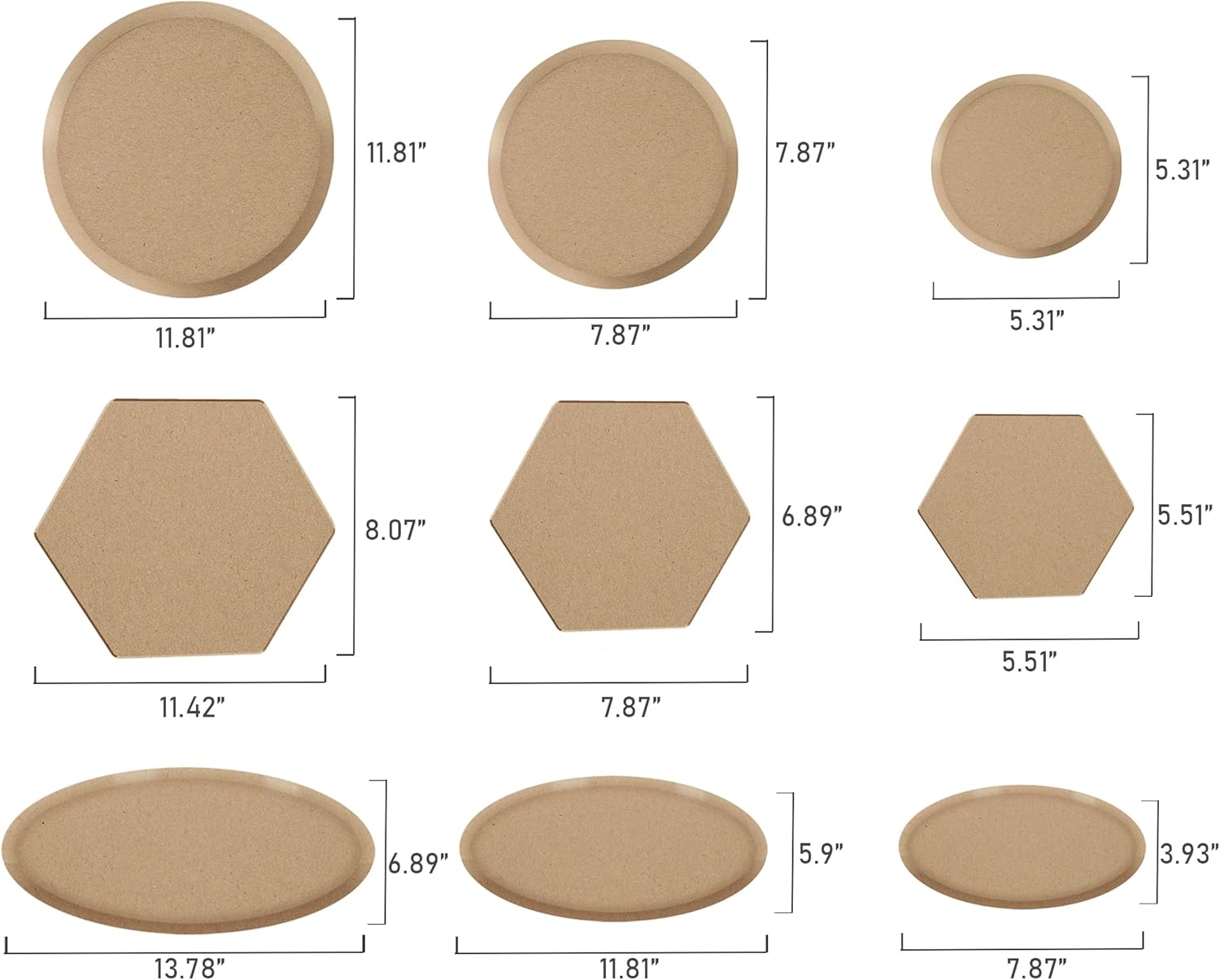 ORIISIN ClayTools – Molde de cerámica para formar placas de cerámica, molde de prensa para placa de cerámica, 18 unidades