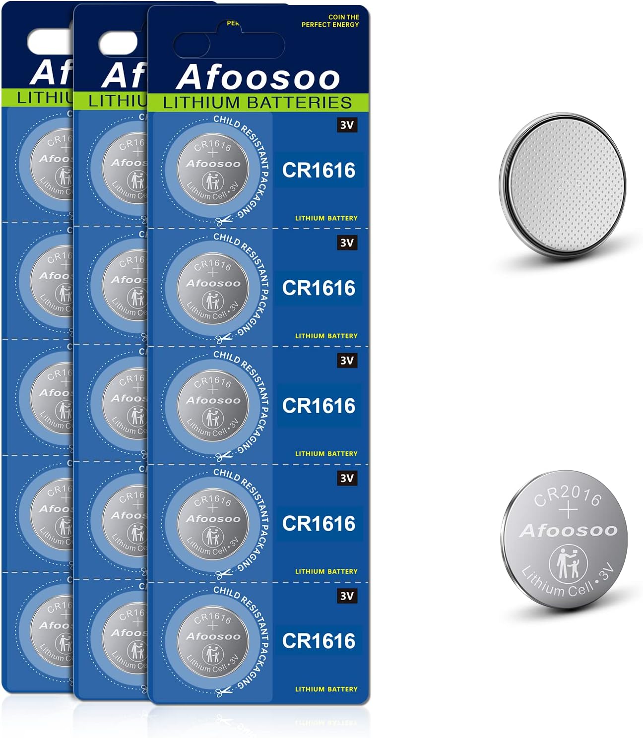 CR1616 – Batería de moneda de litio de 3 V, paquete de 15 baterías CR 1616 para control remoto de automóvil, Honda Accord Pilot, CRV, Acura, Toyota,