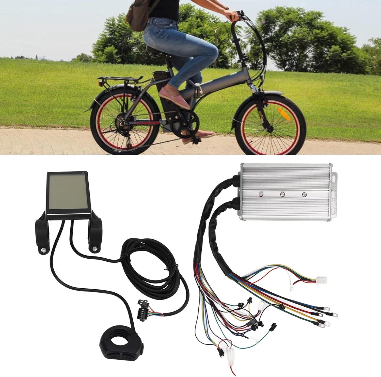 Controlador de motor con panel M5, 1500 W, 48 V, 60 V, scooter eléctrico, sin escobillas, controlador de velocidad, accesorios de repuesto