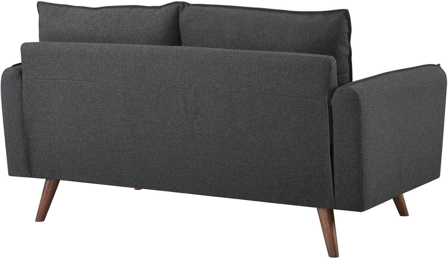 Modway EEI-3091-GRY Revive – Sofá biplaza tapizado de tela moderna contemporánea en gris