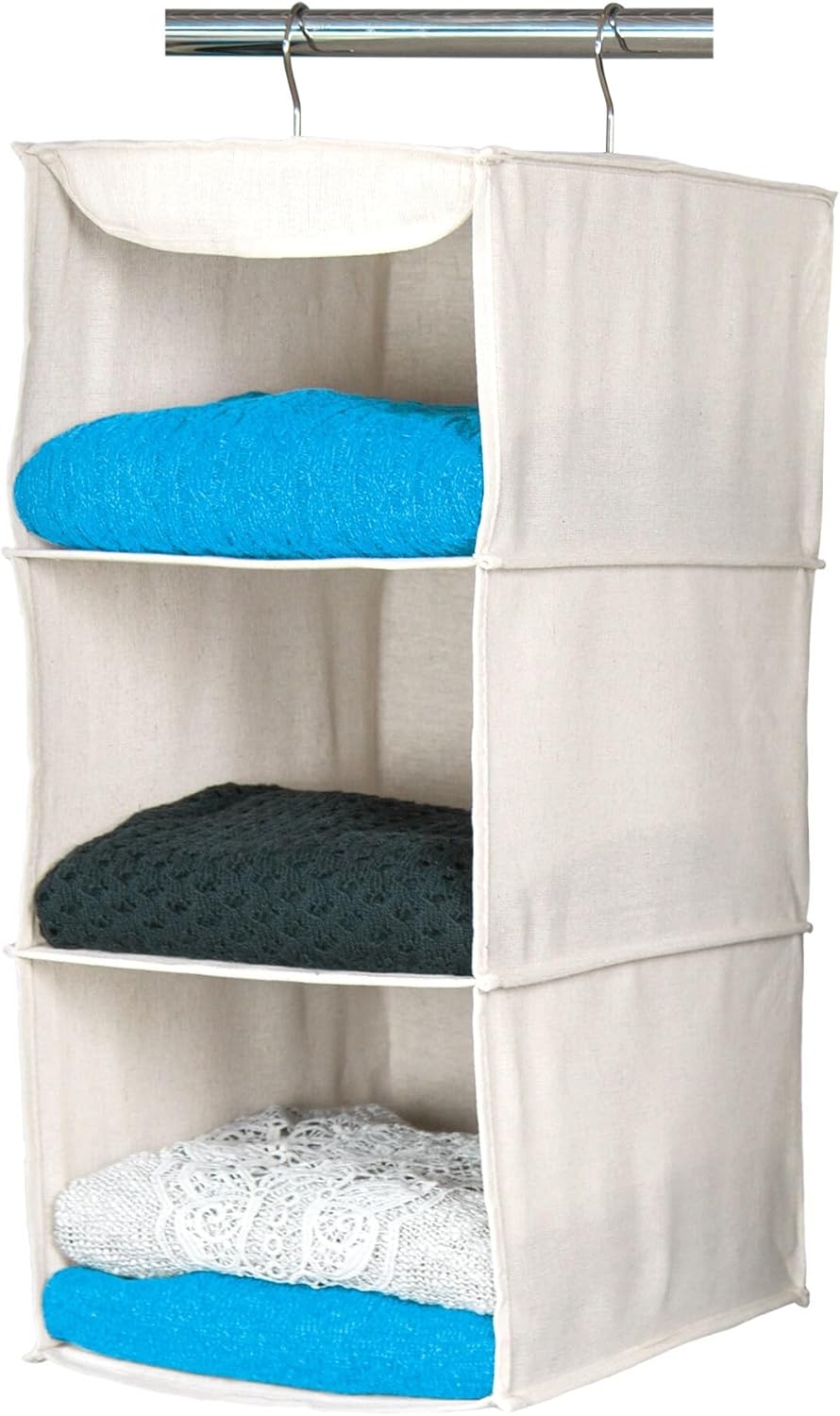 Richards Organizador de 3 estantes para suéter y accesorios – Arrow Weave (1)