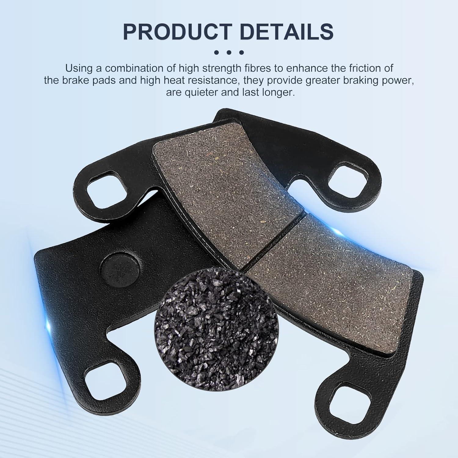 Pastillas de freno delanteras y traseras para Polaris Ranger 500 570 700 800 900 RZR 800 900 XP Ranger 700 XP Ranger 800 XP Ranger 900 XP Ranger