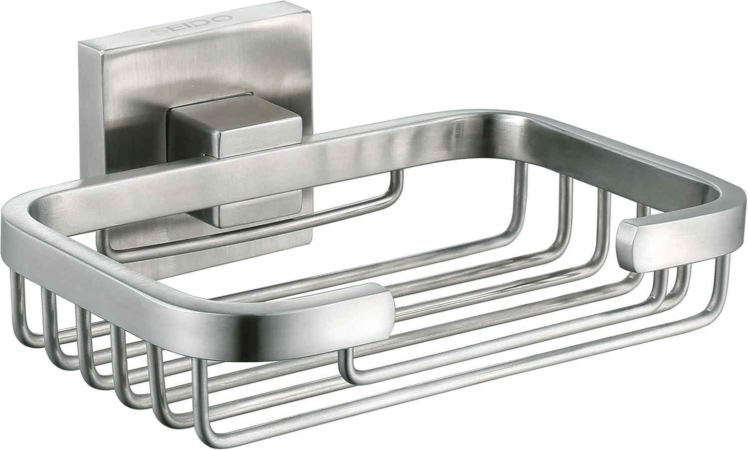 SEIDO Jabonera para pared de ducha, jabonera de acero inoxidable 304, jabonera montada en la pared, plato de baño y cocina, bandeja para jabón de