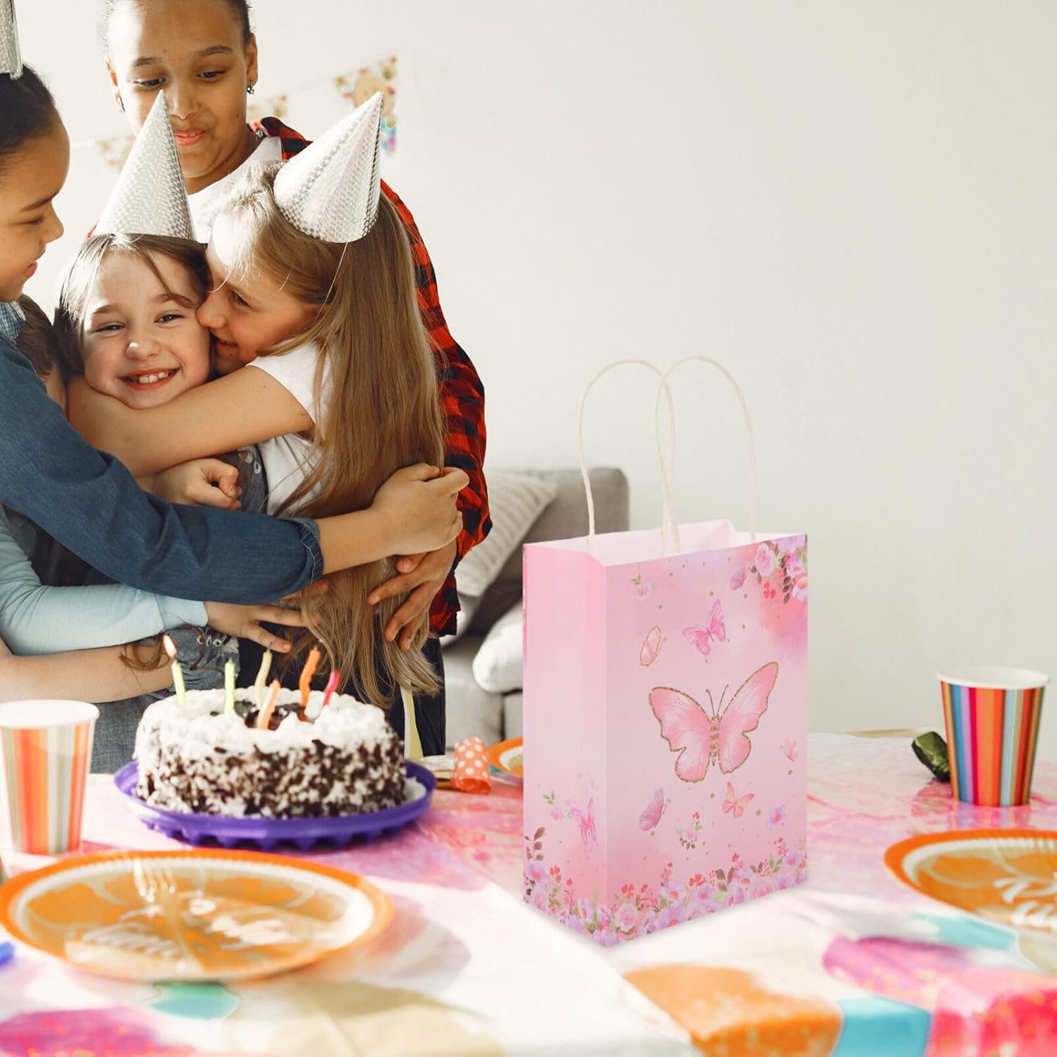 Healifty 12 unids bolsa de bautizo bolsa de embalaje bolsas de embalaje bolsas de embalaje bolsas de almacenamiento de mariposas bolsas de regalo de