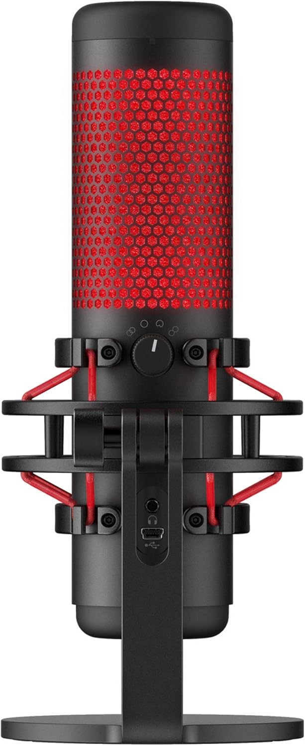 HyperX Paquete de micrófono para juegos Cloud II QuadCast con condensador USB
