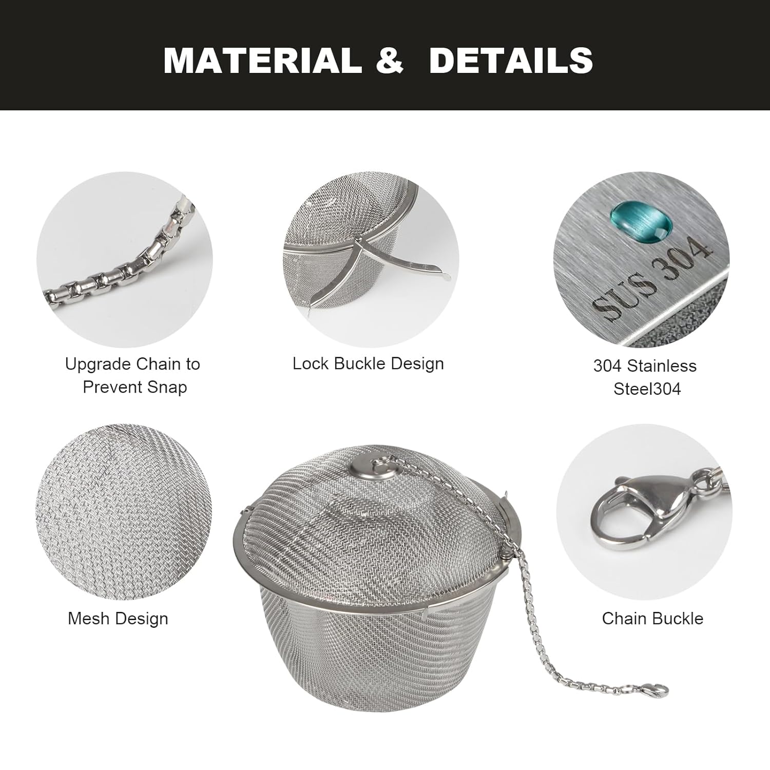 Cestas de limpieza ultrasónicas, alambre de acero inoxidable, cesta de malla ultrasónica con cerradura y gancho, anillo de joyería, reloj de joyería