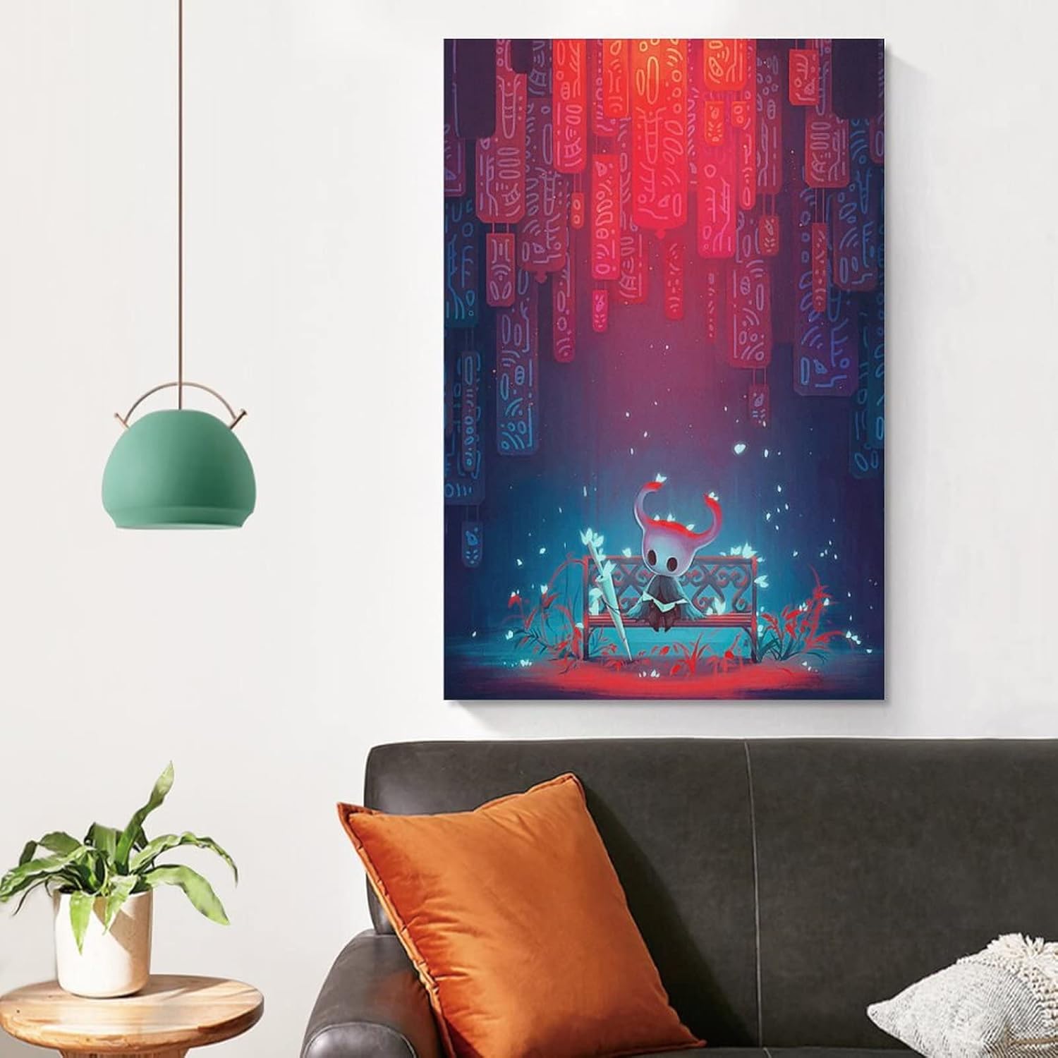 SNKB Póster de caballero hueco, pintura decorativa, lienzo, arte de pared, para sala de estar, dormitorio, 16 x 24 pulgadas (15.7 x 23.6 in)