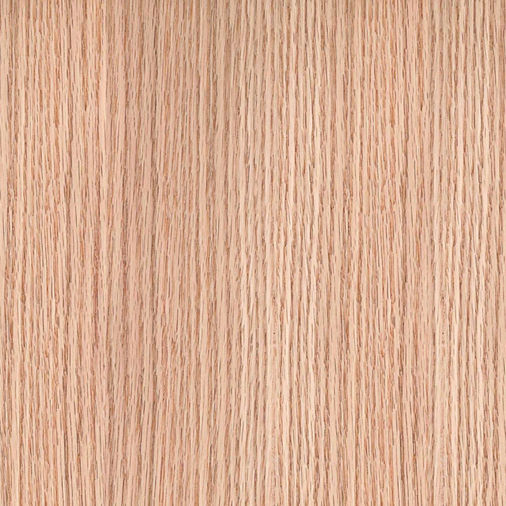 Edge Supply Hoja de chapa de madera de roble rojo, corte de un cuarto, 24 x 96 pulgadas, despegar y pegar, cara de chapa de grado “A”, fácil