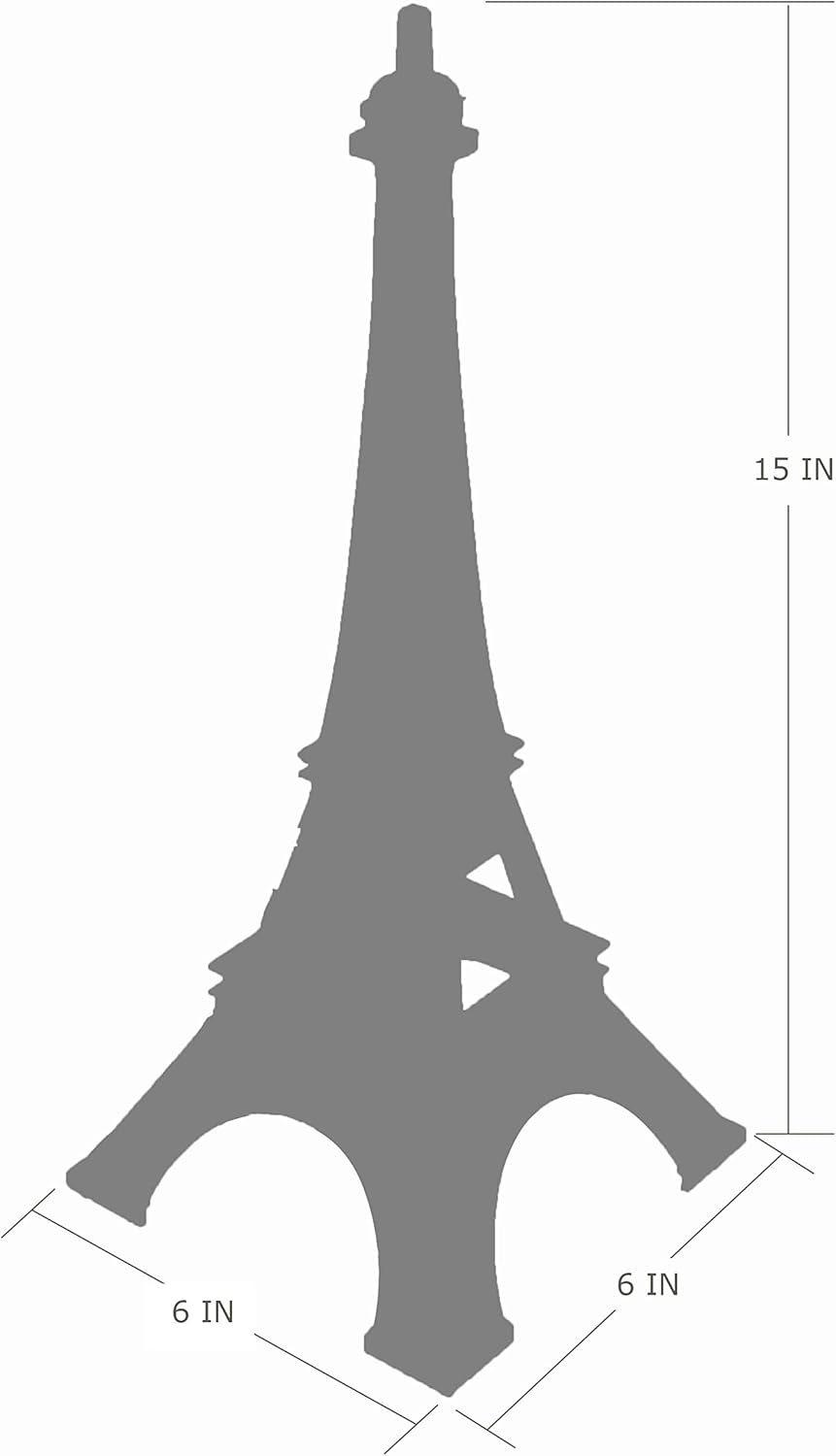 allgala – Torre Eiffel decorativa elaborada en aleación de metal