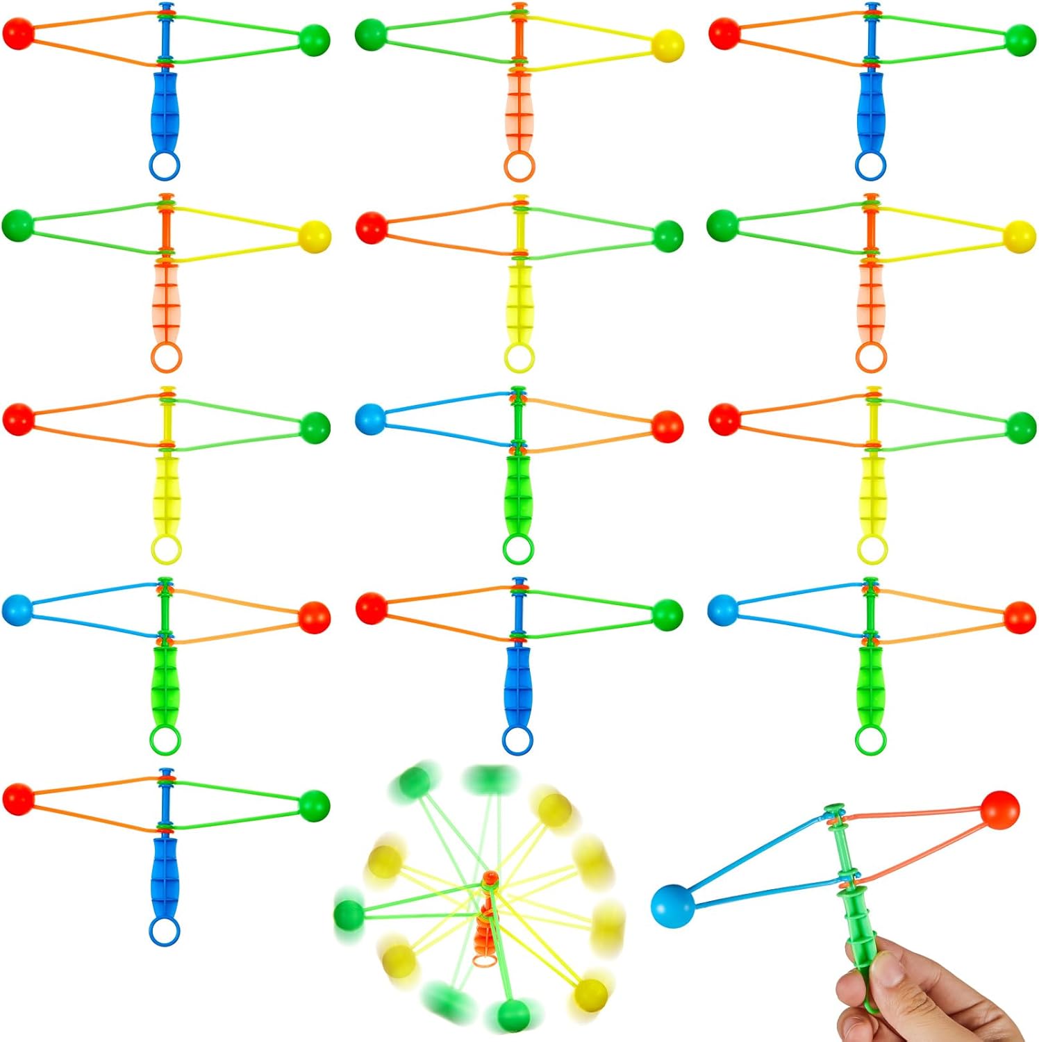 Poen 30 piezas de mini clackers clackers clack clack clacker plástico clacker para niños, niñas, adultos, eventos deportivos, juego de celebración