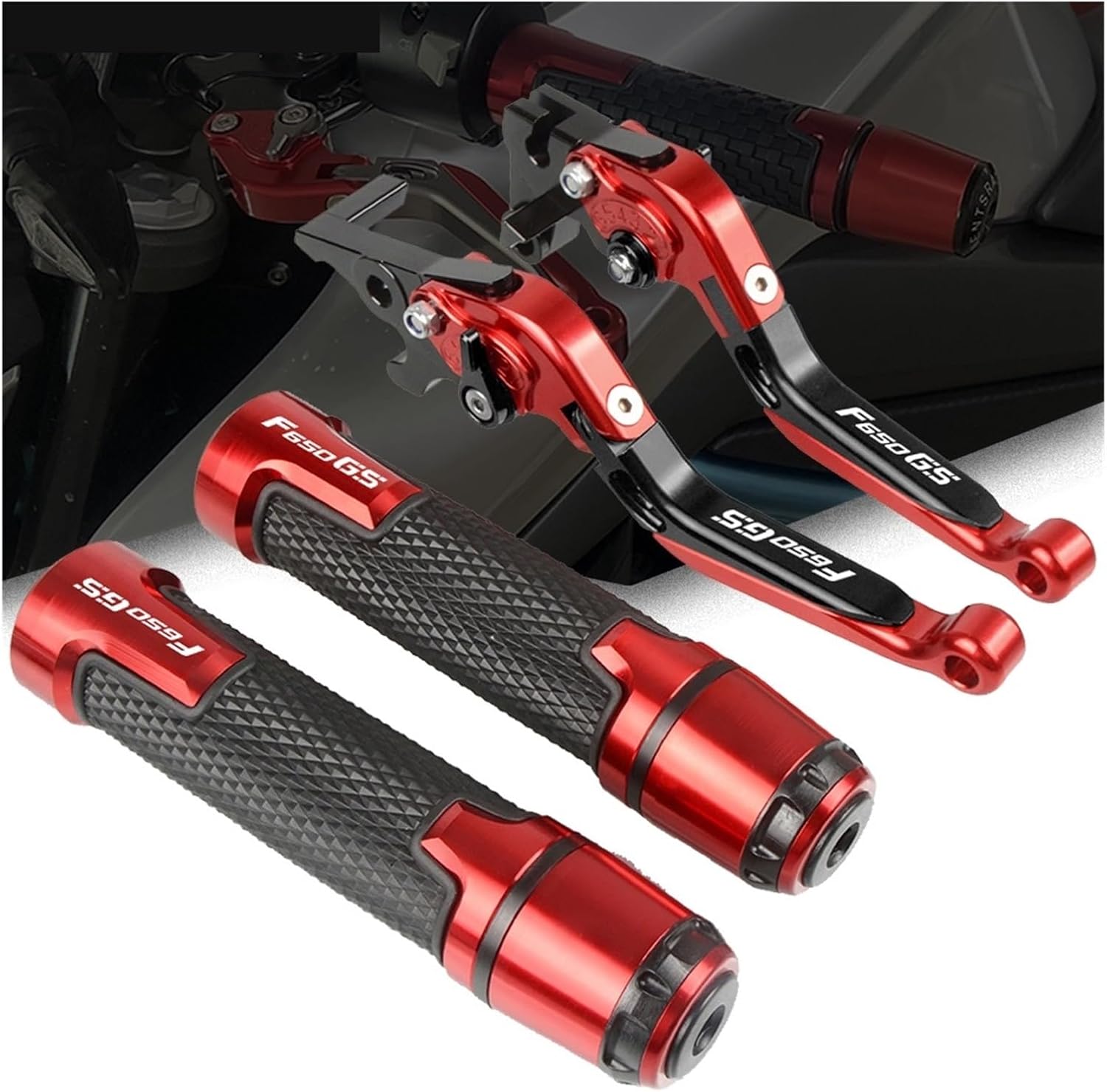 Frenos de tambor de motocicleta aptos para BMW F650GS 2000-2005 F 650 GS, accesorios de motocicleta, palancas de embrague de freno CNC, manillar,