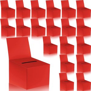 20 cajas para rifas, urnas de donación para recaudación de fondos, caja de cartón de 6.5 x 4.5 x 4.5 pulgadas con ranura para boletos y cabecera 20 cajas para rifas, urnas de donación para recaudación de fondos, caja de cartón de 6.5 x 4.5 x 4.5 pulgadas con ranura para boletos y cabecera