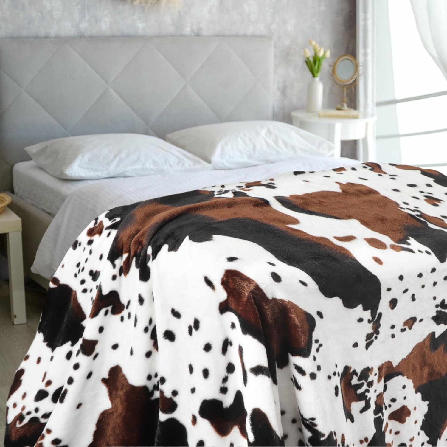 MACEVIA Manta de franela de vellón de gran tamaño para cama, mantas enormes de 120 x 120 pulgadas, mullida, acogedora, cálida, cómoda, duradera,