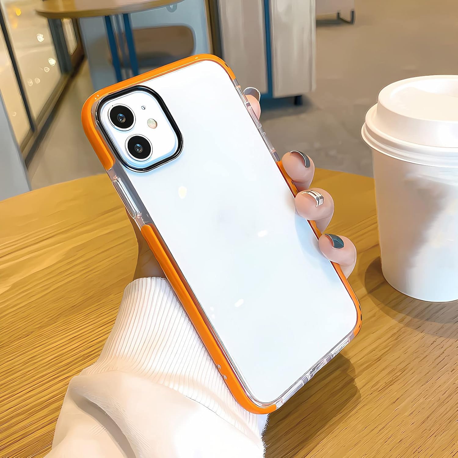 Funda transparente diseñada para iPhone 14 Pro, no amarillea, funda transparente para iPhone 14 Pro de 6.1 pulgadas, funda protectora de silicona