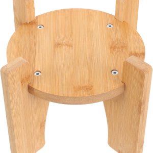Angoily Soporte de madera creativa para botella de vino, soporte dispensador de plantas en maceta, soporte para jarra de bebida, soporte de Angoily Soporte de madera creativa para botella de vino, soporte dispensador de plantas en maceta, soporte para jarra de bebida, soporte de
