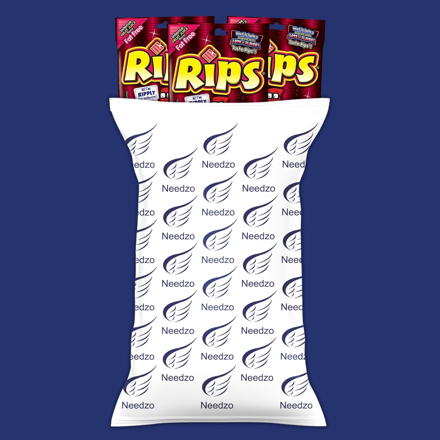 Rip Rolls – Rollos de caramelo agrio, sabor a fruta de cereza, caramelos de cinturón de regaliz sin grasa, bocadillos para compartir envueltos