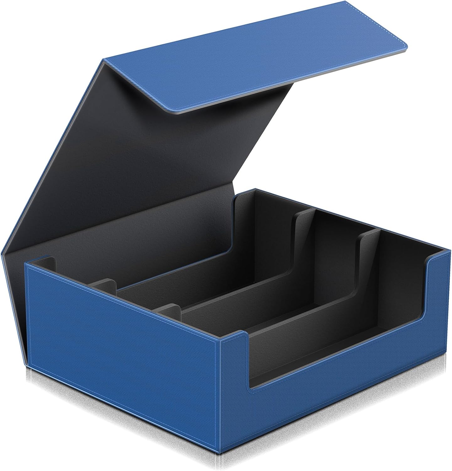 Caja de almacenamiento de más de 1800 tarjetas de intercambio, cierre magnético, caja de almacenamiento con capacidad para 600+ 35PT 3 x 4 pulgadas,