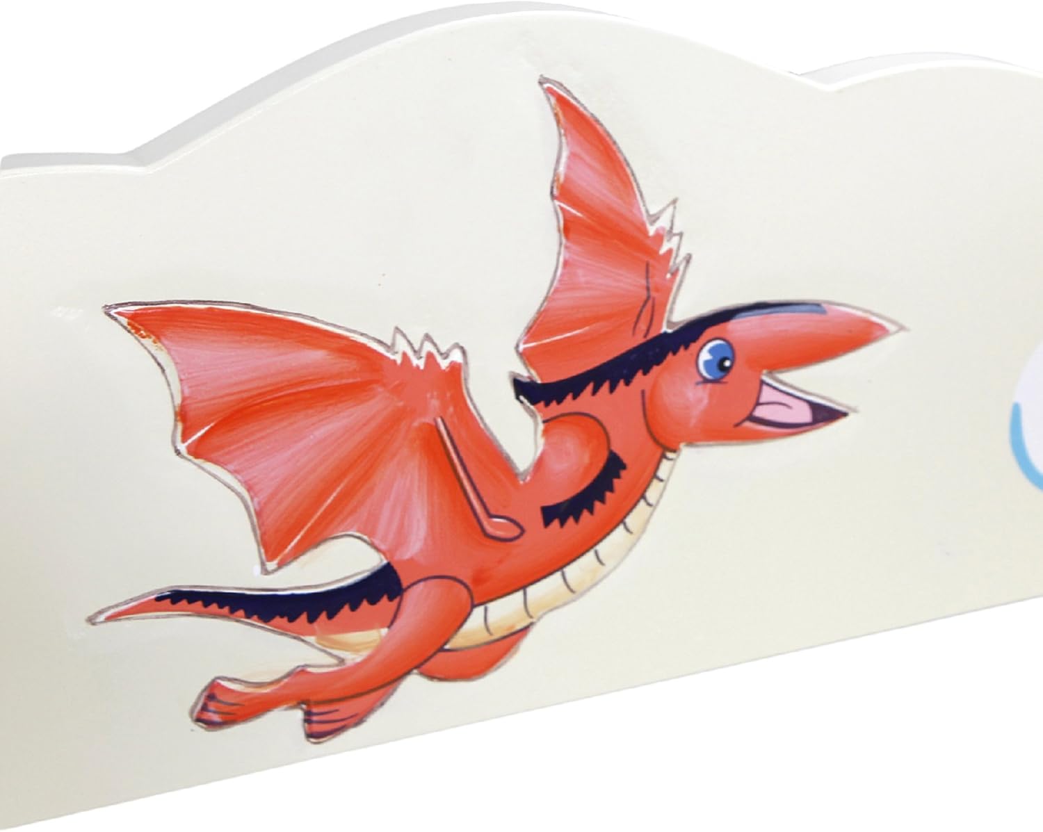 Estante de madera Fantasy Fields, diseño de grietas, color rosado para niños, Reino de dinosaurios, Multicolor