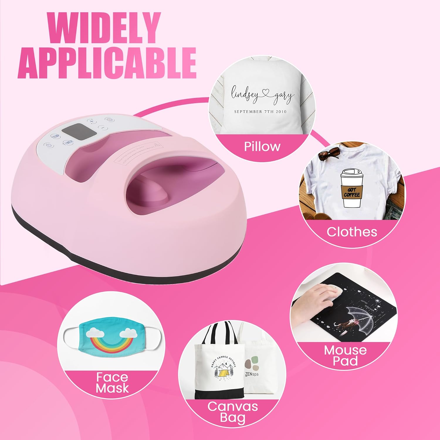 Máquina de prensa térmica de 12 x 10 pulgadas para camisetas, máquina de sublimación de prensa automática portátil y máquina de prensa de camisas de