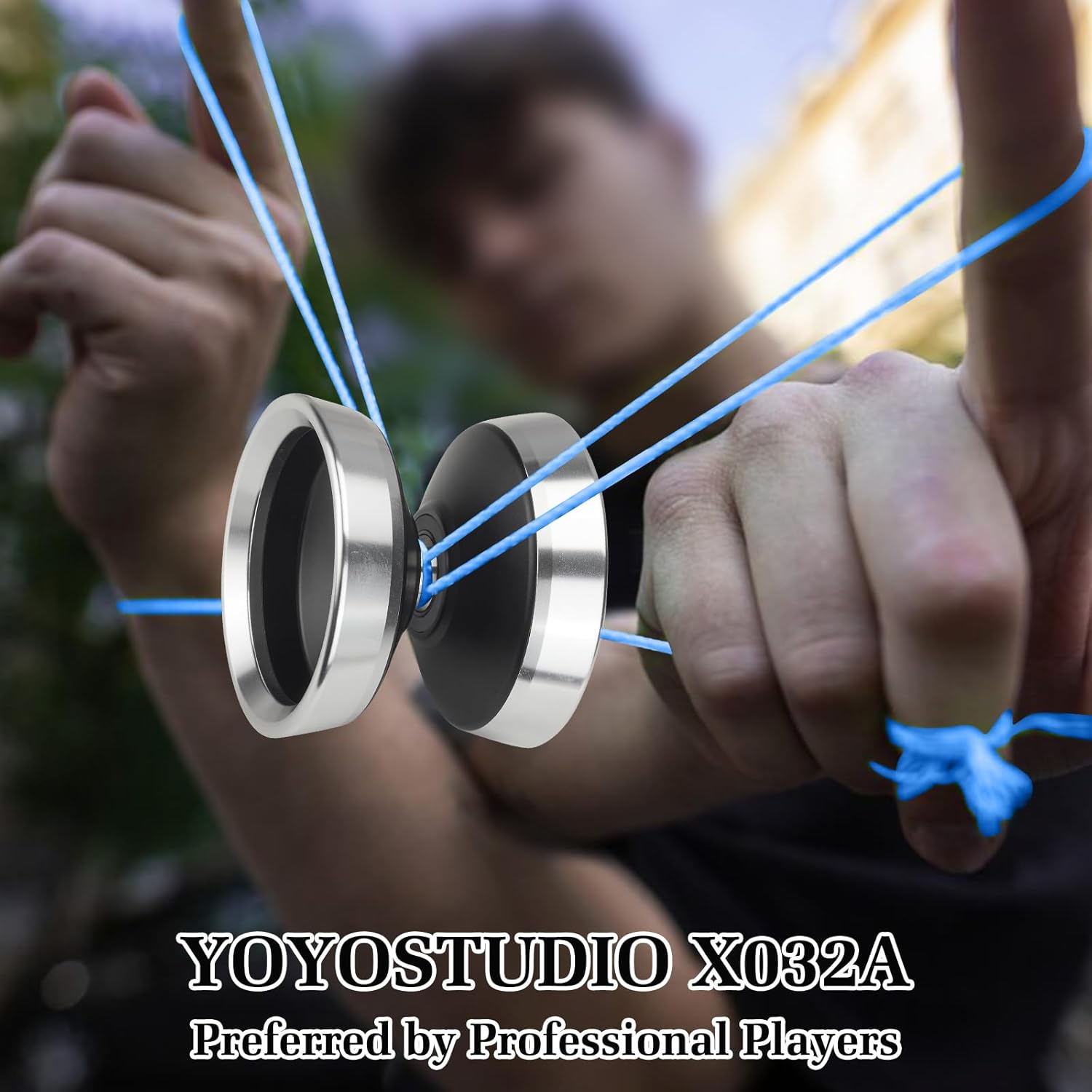 YOYOSTUDIO Yoyo Yoyos profesionales bimetálicos con doble anillo de aleación de aluminio, trucos profesionales yoyos para adultos, yoyo bimetálico