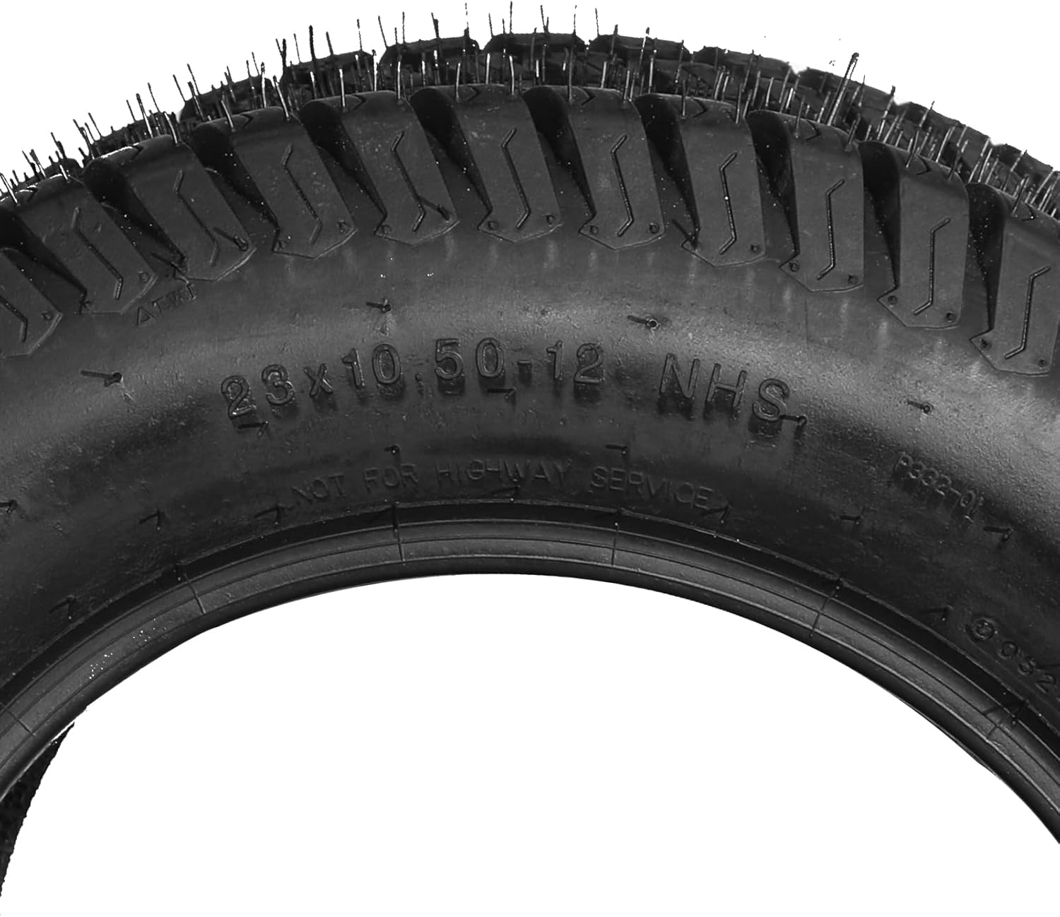 Juego de (2) 23 x 10.50 x 12 pies para cortacésped para carrito de golf, neumáticos de jardín, banda de rodadura de césped 4PR, rango de carga B sin