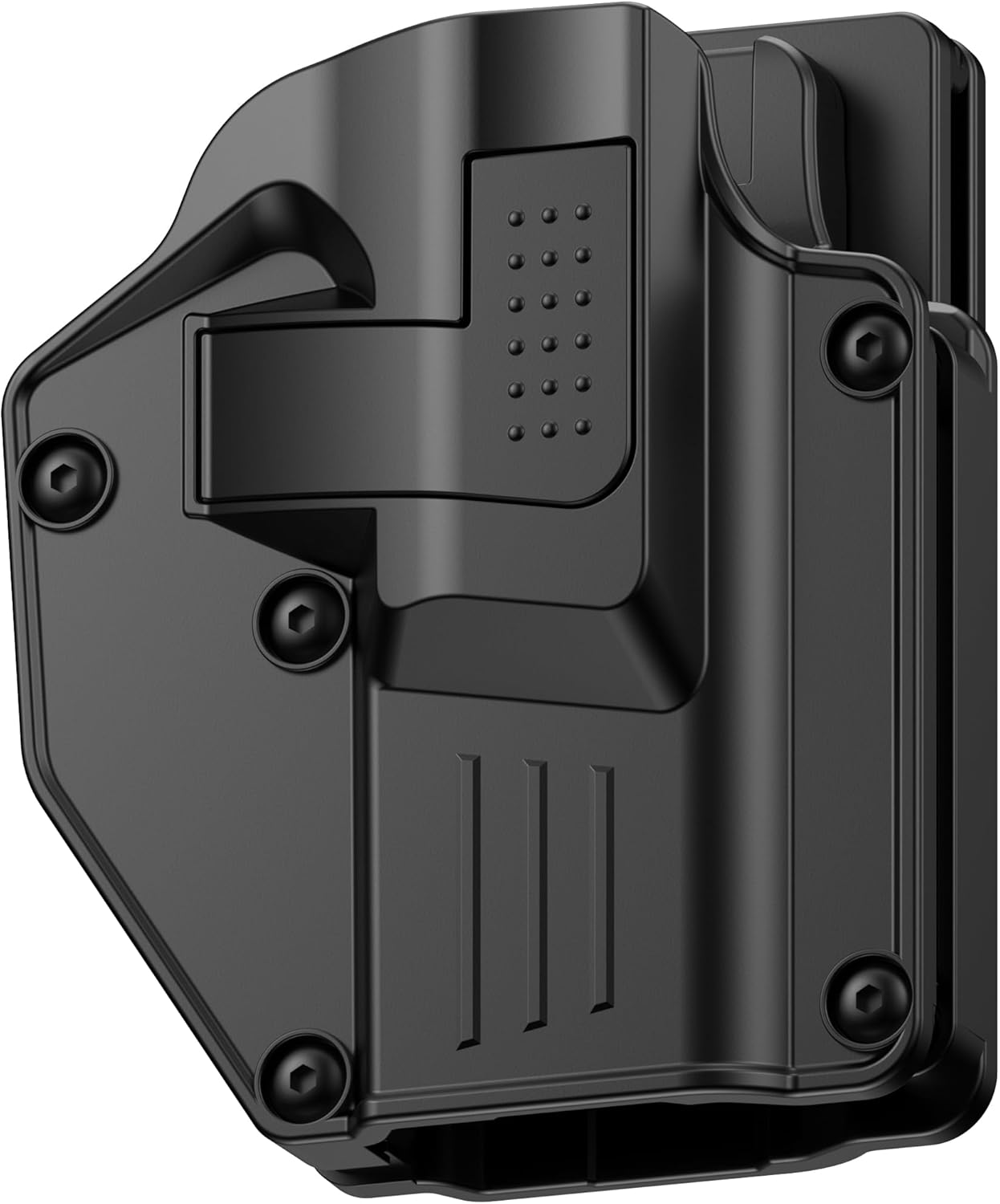 Universal OWB Holster for Most Popular Full Size and Compact Semi-Automatic Pistols, Fit Glock  S&W  Sig Sauer  Ruger  Taurus  Beretta  CZ  Walther