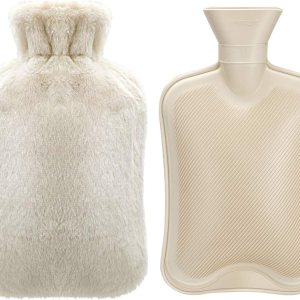 Botella de agua caliente de goma con tapa suave (2 litros), bolsa de agua caliente para calambres, alivio del dolor, paquete extraíble de agua Botella de agua caliente de goma con tapa suave (2 litros), bolsa de agua caliente para calambres, alivio del dolor, paquete extraíble de agua