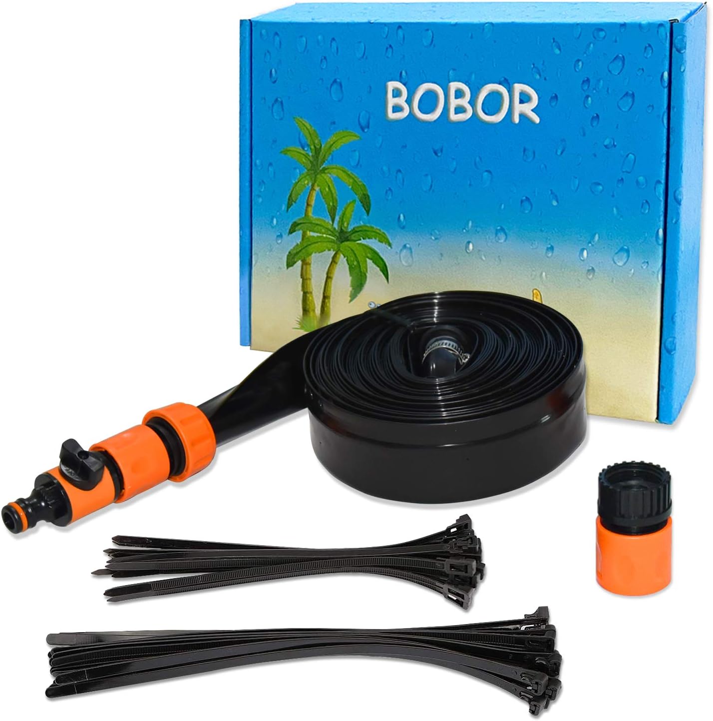 Bobor Aspersor de trampolín para niños, rociador de parque acuático para trampolín al aire libre, accesorios para trampolín, divertidos juguetes de