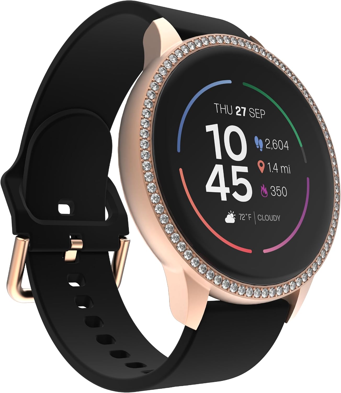 iTouch Sport 4 Smartwatch – Monitor de actividad física, monitor de frecuencia cardíaca, esfera de reloj personalizable, rastreador de actividad y