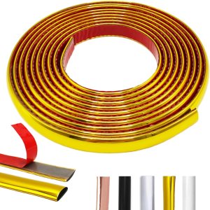 Moldura dorada para despegar y pegar, 10 pies de alta calidad, para pared, techo, techo, azulejos, borde, moldura flexible y autoadhesiva Moldura dorada para despegar y pegar, 10 pies de alta calidad, para pared, techo, techo, azulejos, borde, moldura flexible y autoadhesiva