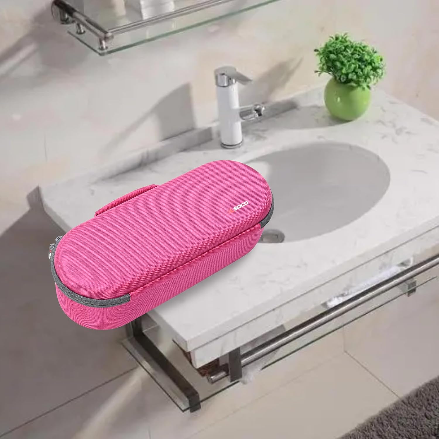 RLSOCO Estuche de viaje para secador de pelo supersónico Dyson, bolsa de almacenamiento para secador de pelo Dyson – Rosa