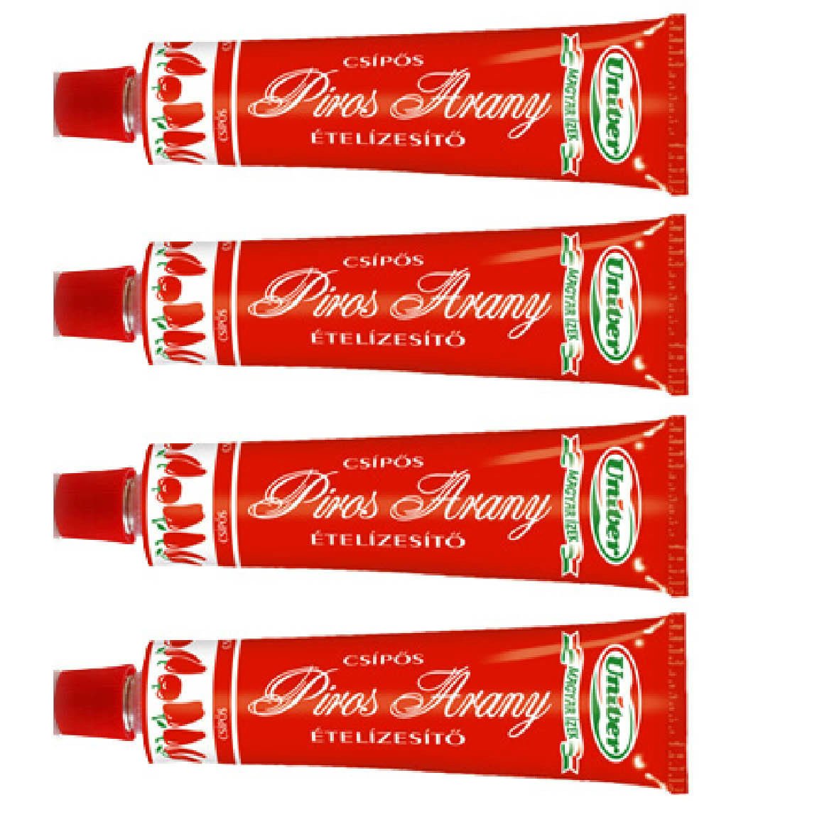 4 Pimentón Piros Arany de oro rojo húngaro Pasta de Pimentón Original Calidad Caliente Especias