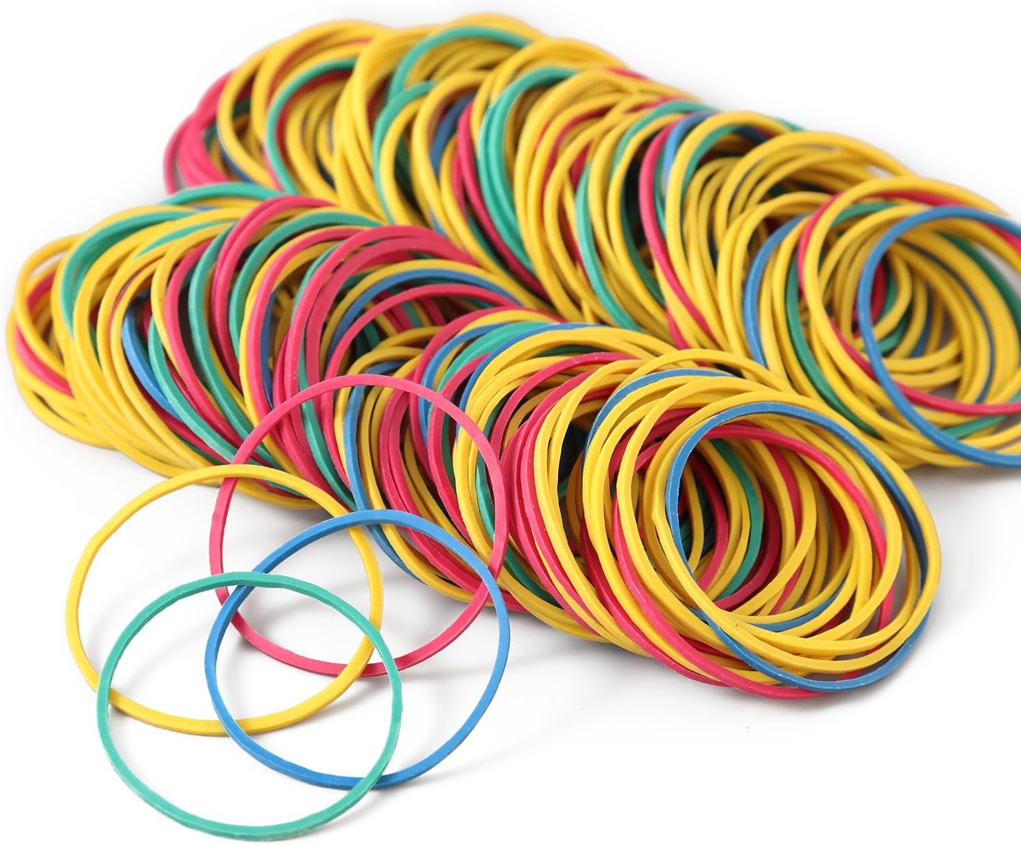 ZZJMCH 600 bandas de goma pequeñas de 1 pulgada, bandas elásticas de goma de uso general, bandas elásticas resistentes para el hogar, oficina,